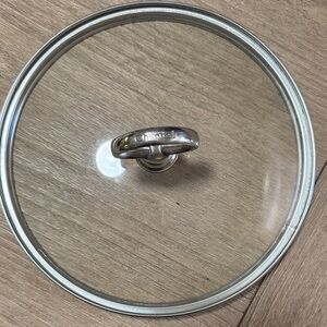 Chantal Silver and Glass Cookware Lid